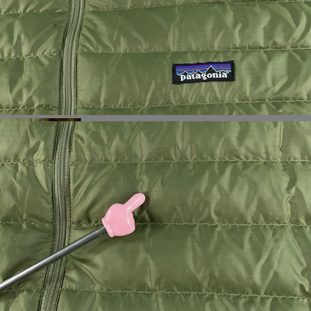 Vintage Patagonia Jacket Men's XL Green Goose Down Sweater Puffer Y2K 84673 - Picture 15 of 16